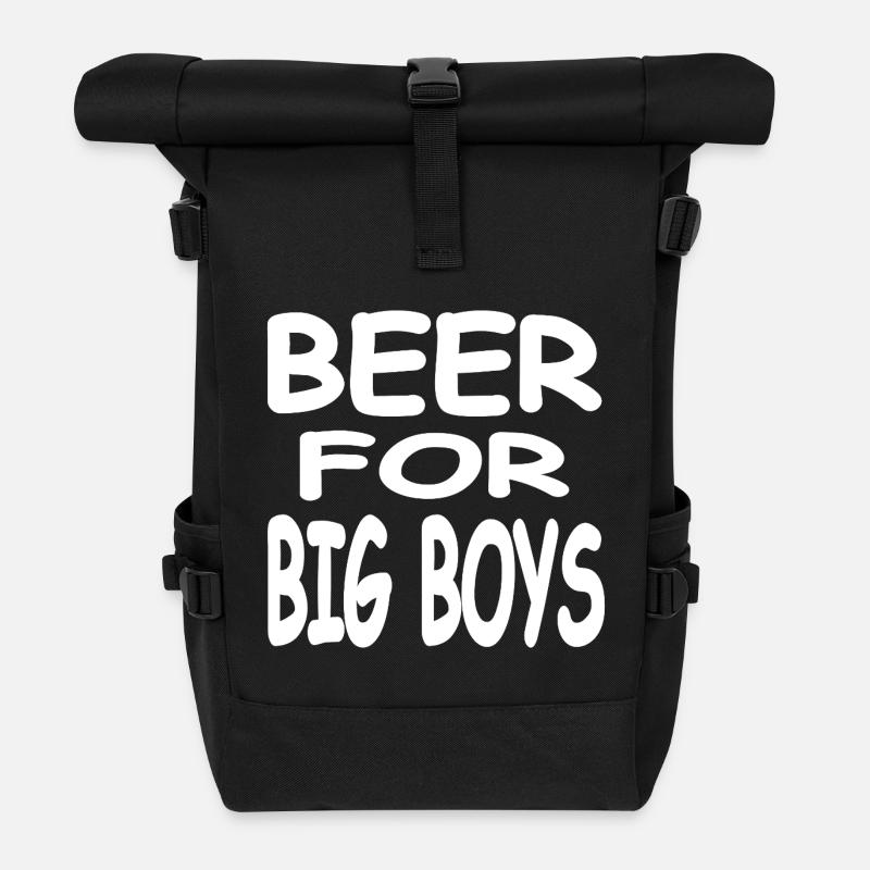 Beer - Roll Top Backpack - black
