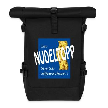 ROBINET DE NOUILLES - Sac à dos roll top - noir - Devant