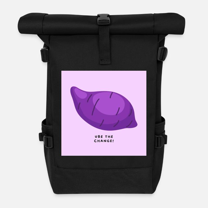 Ube the change - Rolltop Rucksack - Schwarz