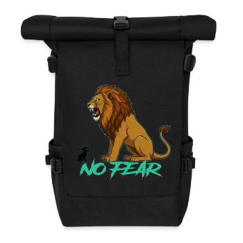 No Fear - Roll Top Backpack - black - Front