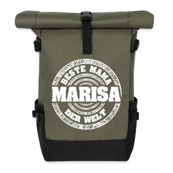 Marisa en tant que mère - Sac à dos roll top - olive/noir - Devant