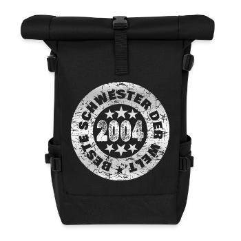 2004 - Rolltop Rucksack - Schwarz - Vorne