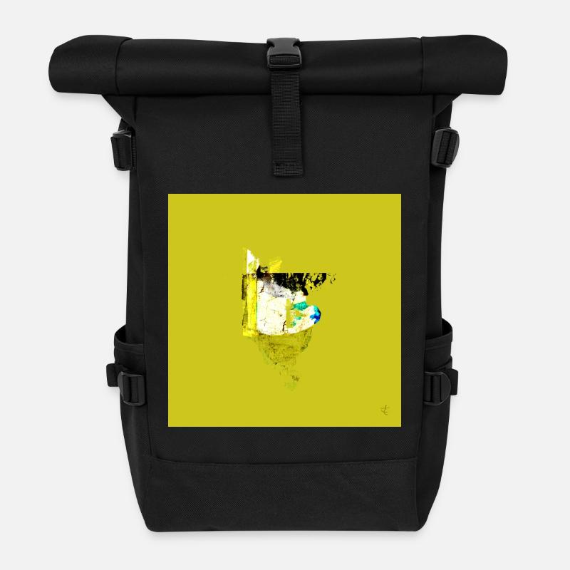 TEXTURA_DE_COLOR_#03 - Rolltop Rucksack - Schwarz