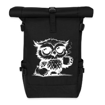 J’ai passé la nuit éveillée avec un oreiller - Sac à dos roll top - noir - Devant