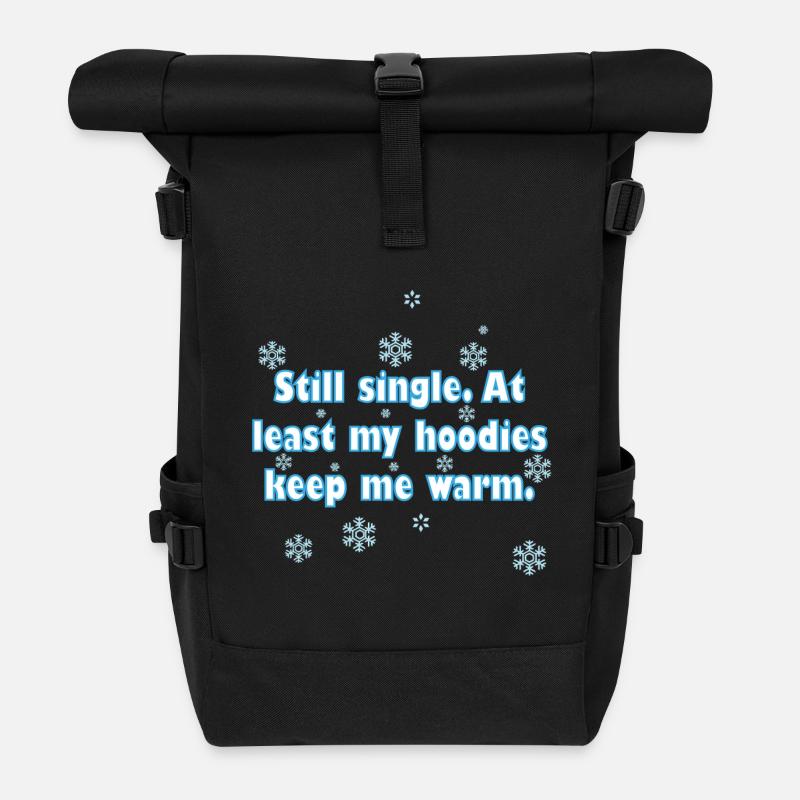 Winter - Rolltop Rucksack - Schwarz