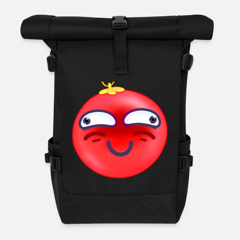 Weihnachtsball Verlegenes Lächeln - Rolltop Rucksack - Schwarz