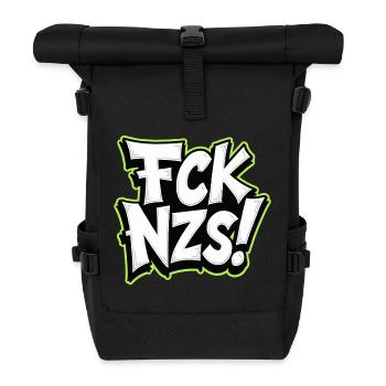 FCK NZS Statement against Racism - Roll Top Backpack - black - Front