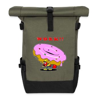 Dessin animé Ouvrière Donut de Fourmi - Sac à dos roll top - olive/noir - Devant