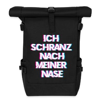 Hardtekk Tekk - Rolltop Rucksack - Schwarz - Vorne