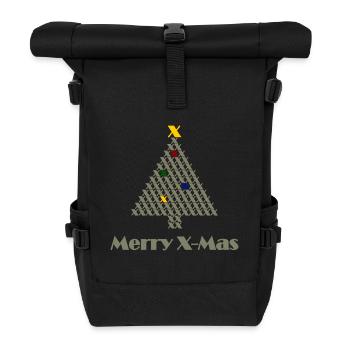 Joyeux Noël ! - Sac à dos roll top - noir - Devant