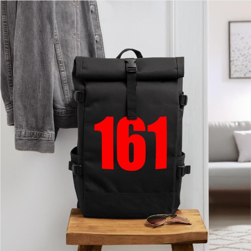 161 – Antifa Code Statement Roll Top Backpack