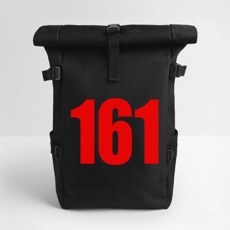 161 – Antifa Code Statement Roll Top Backpack