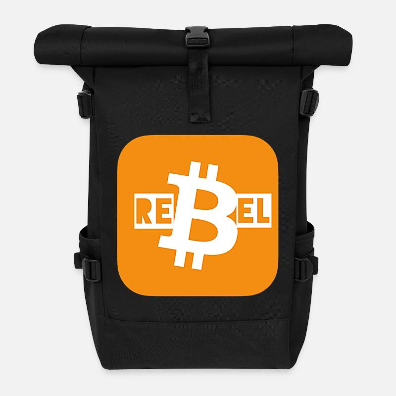 Bitcoin Rebel - Sac à dos roll top - noir