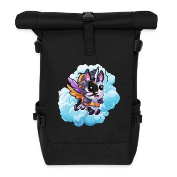 Little Unicorn Pony Cloud Flight - Roll Top Backpack - black - Front