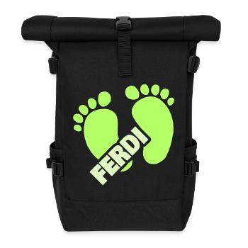 Naissance de Ferdi - Sac à dos roll top - noir - Devant