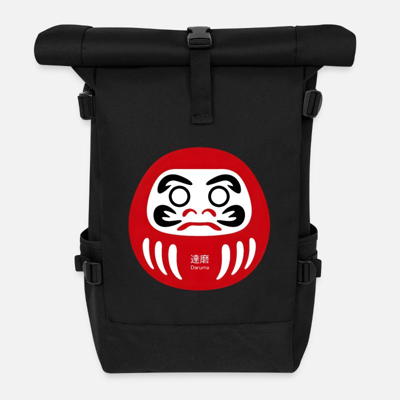 Daruma Focus - Sac à dos roll top - noir