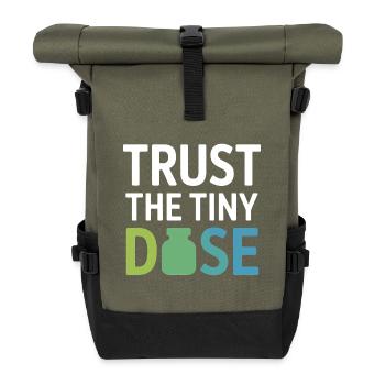 Homeopathy Trust The Tiny Dose Professional Gear  - Roll Top Backpack - olive/black - Front