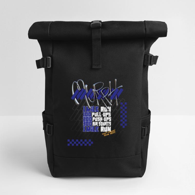 Murph Hero WOD CrossTraining light graphic version Roll Top Backpack