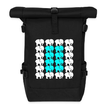 ELEFANT - Rolltop Rucksack - Schwarz - Vorne