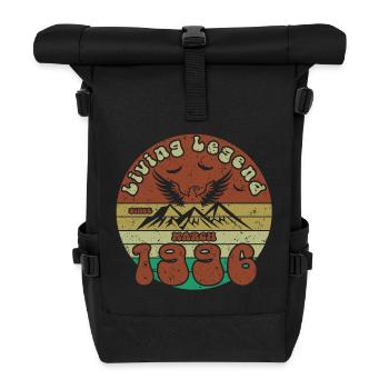 30th Birthday Living Legend since VIN 03/1996 - Roll Top Backpack - black - Front