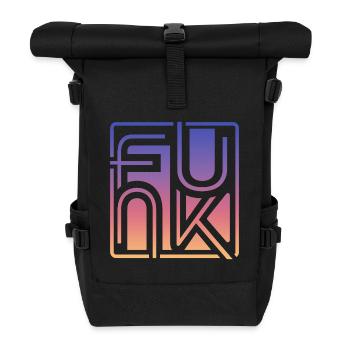 Funk Music - Roll Top Backpack - black - Front
