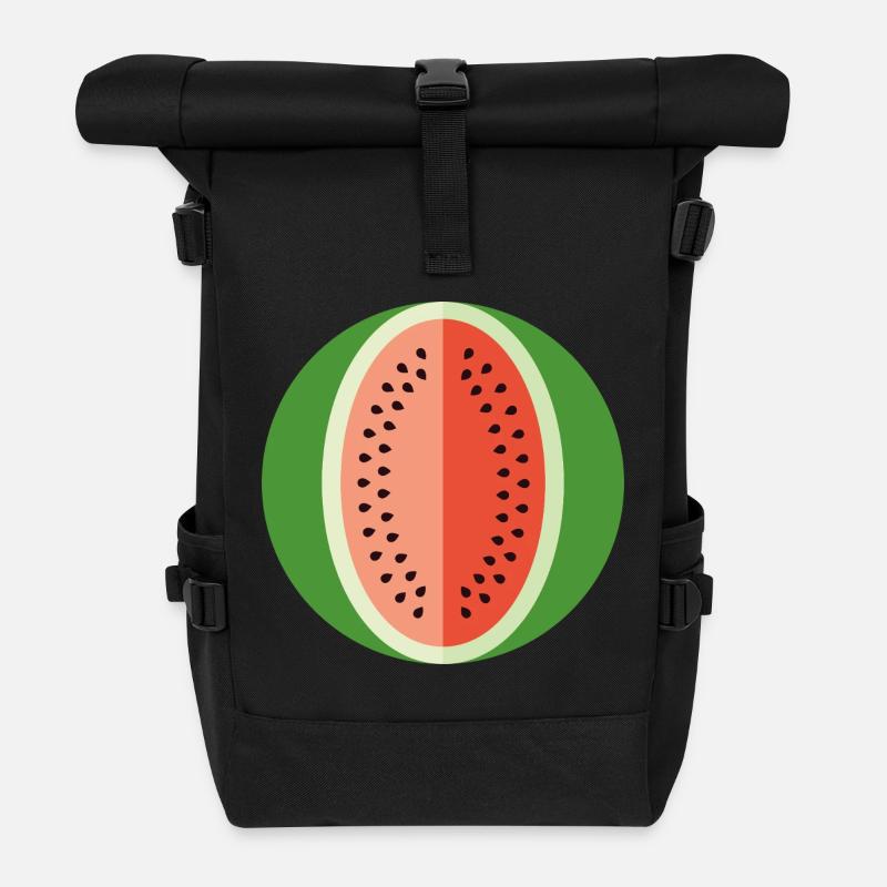 watermelon - Rolltop Rucksack - Schwarz