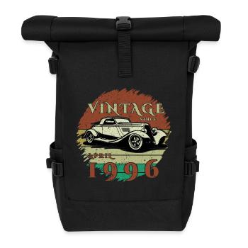 30th Birthday - Classics - Vintage since 04/1996 - Roll Top Backpack - black - Front