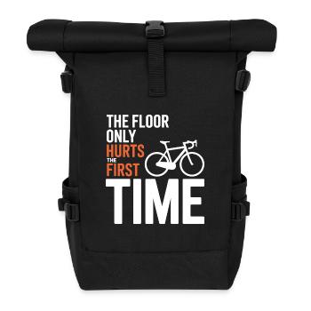 Équipement professionnel d’acrobatie cycliste - Sac à dos roll top - noir - Devant