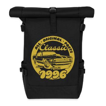 30th Birthday - Classic Musclecar 04/1996 - Roll Top Backpack - black - Front