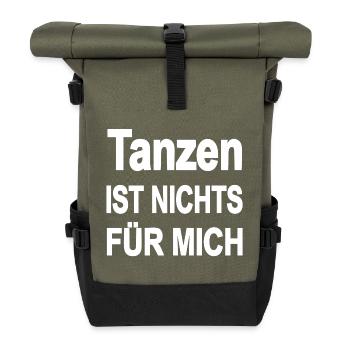 Tanzen - Rolltop Rucksack - Olive/Schwarz - Vorne