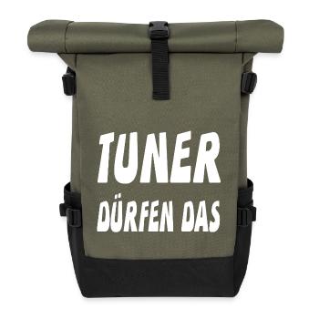Tuner - Rolltop Rucksack - Olive/Schwarz - Vorne