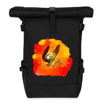 Stern-Sucher Greif - Rolltop Rucksack - Schwarz - Vorne