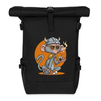 Monkey_2 - Rolltop Rucksack - Schwarz - Vorne