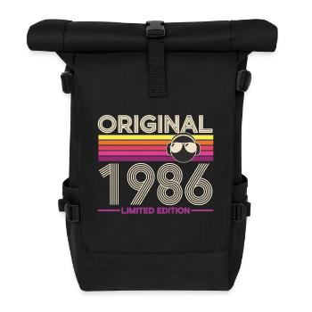 Originale limitierte Ausgabe von 1986 - Rolltop Rucksack - Schwarz - Vorne