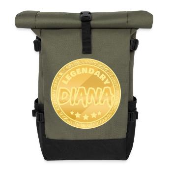 Legendary Diana Award - Roll Top Backpack - olive/black - Front
