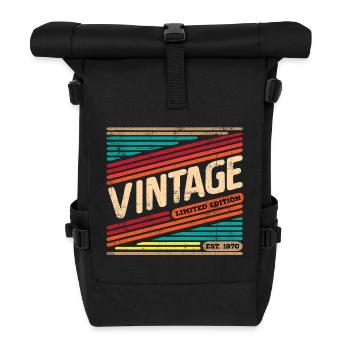Millésime 1970 - Sac à dos roll top - noir - Devant