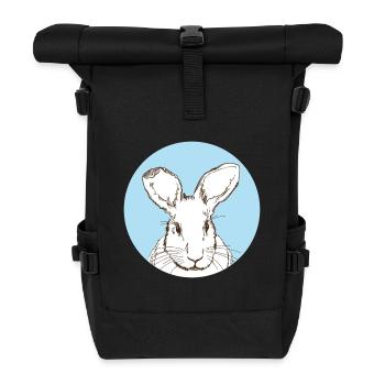 Lapin - Sac à dos roll top - noir - Devant