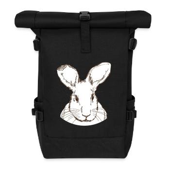 Lapin - Sac à dos roll top - noir - Devant
