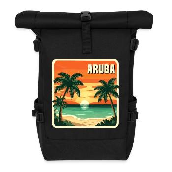 Aruba - Roll Top Backpack - black - Front
