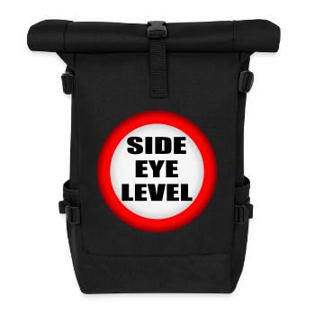 Side Eye Level - Roll Top Backpack - black - Front