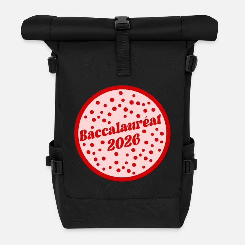 Baccalauréat 2026 Français - Sac à dos roll top - noir