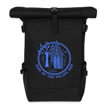 Rise of the Feline Era (for light backgrounds) - Roll Top Backpack - black - Front