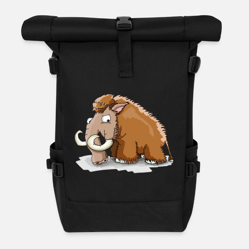 mammoth - Roll Top Backpack - black