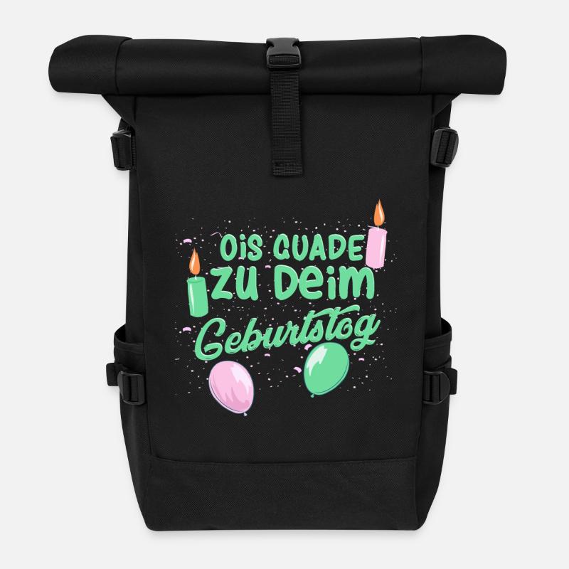 Ois Guade à la naissance de Deim - Sac à dos roll top - noir
