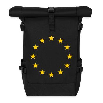 L’Europe - Sac à dos roll top - noir - Devant