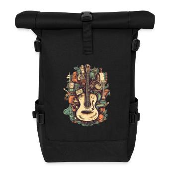 Music Instruments - Roll Top Backpack - black - Front