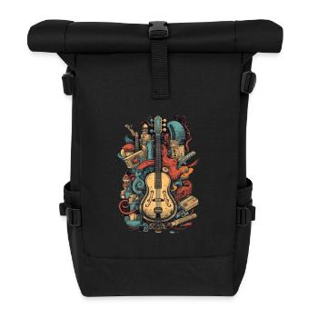Music Instruments - Roll Top Backpack - black - Front