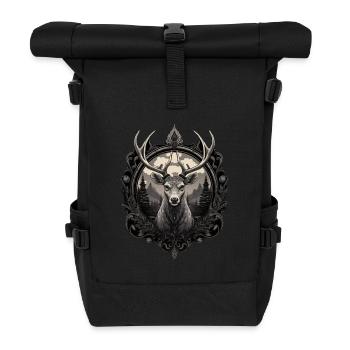 Cerf - Sac à dos roll top - noir - Devant