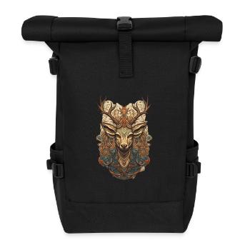 Cerf - Sac à dos roll top - noir - Devant