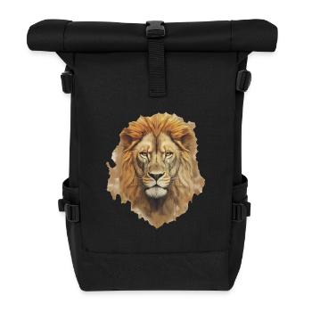 Lion - Sac à dos roll top - noir - Devant